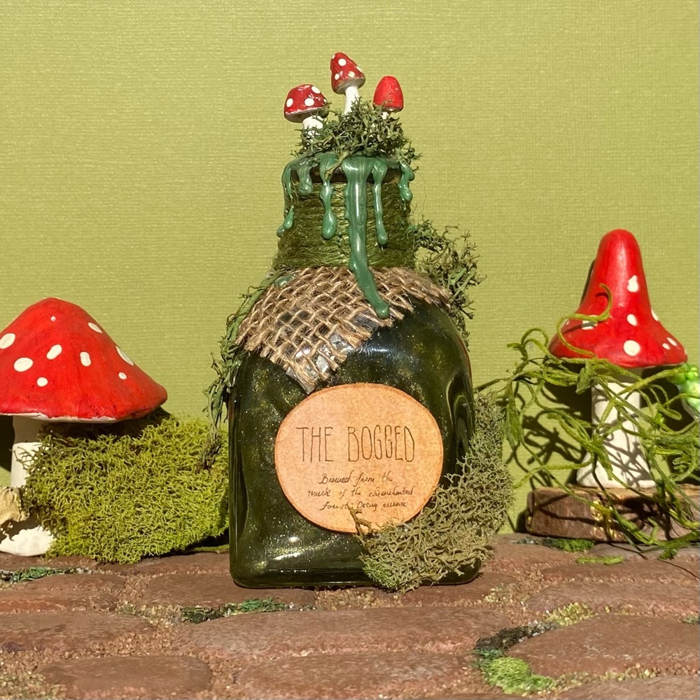 The Bogged—Swamp Fantasy Potion Bottle | Cursed Collectible, DnD Prop